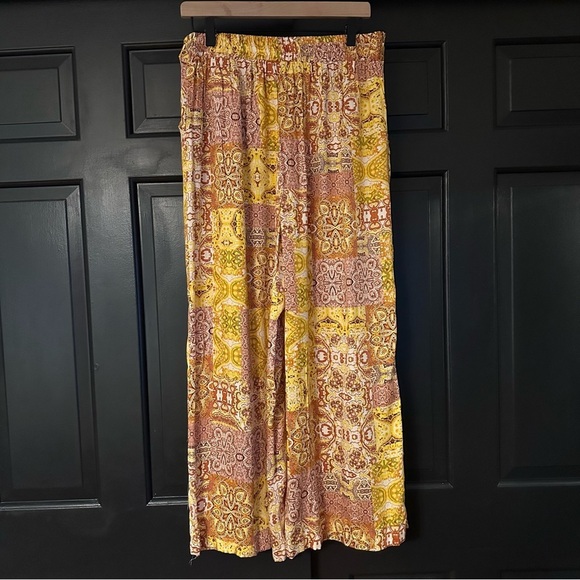 Christian Siriano Geometric  Wide Leg Pants Med (a4 - Picture 10 of 15